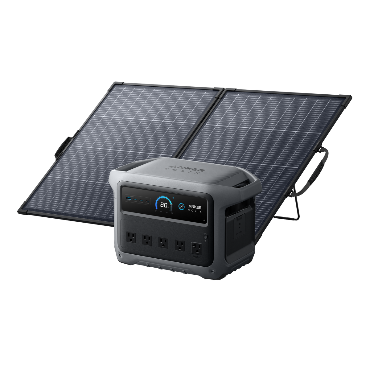 Anker SOLIX C1000 Gen 2 Portable Power Station with 200W Bifacial Solar Panel