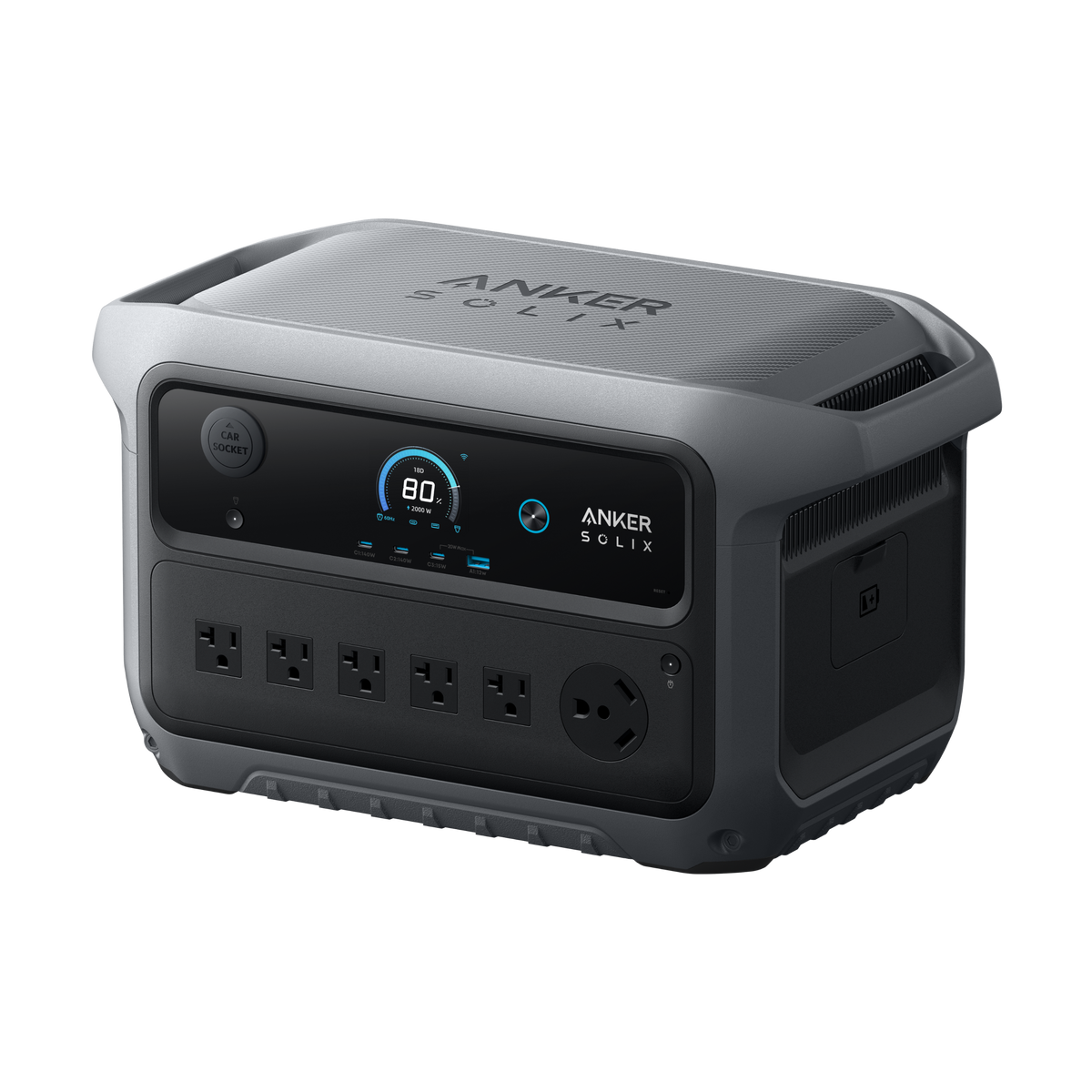 Anker SOLIX C2000 Gen 2 Portable Power Station - 2,048Wh - 2,400W