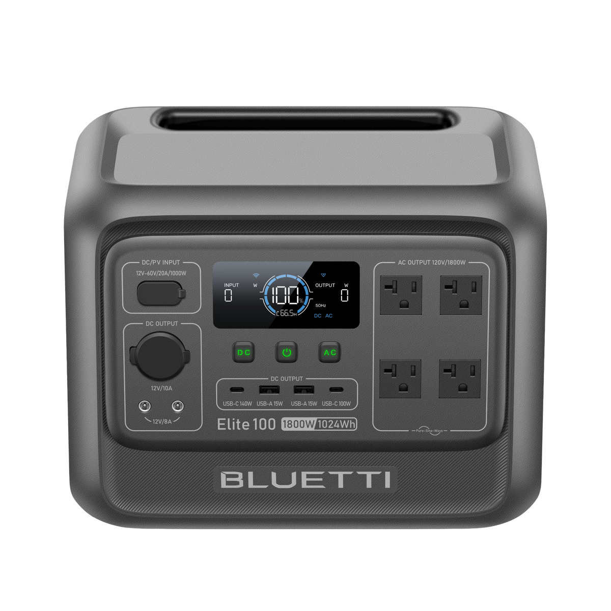 BLUETTI Elite 100 V2 + 200W Solar Panel Solar Generator