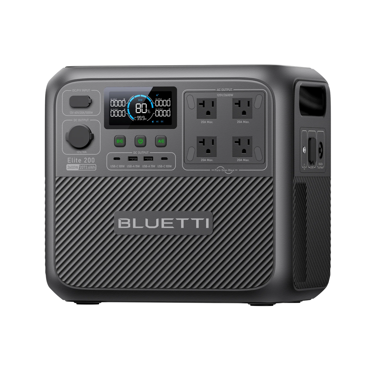 BLUETTI Elite 200 V2 Portable Power Station - 2,600W 2,073.6Wh