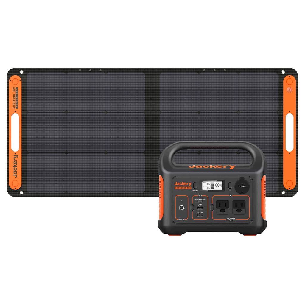 Jackery Solar Generator 300 (Explorer 300 + SolarSaga 100W)